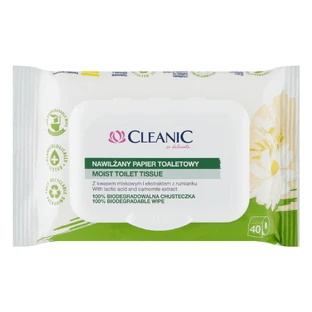 Увлажненная замшевая бумага Cleanic, 40 штук