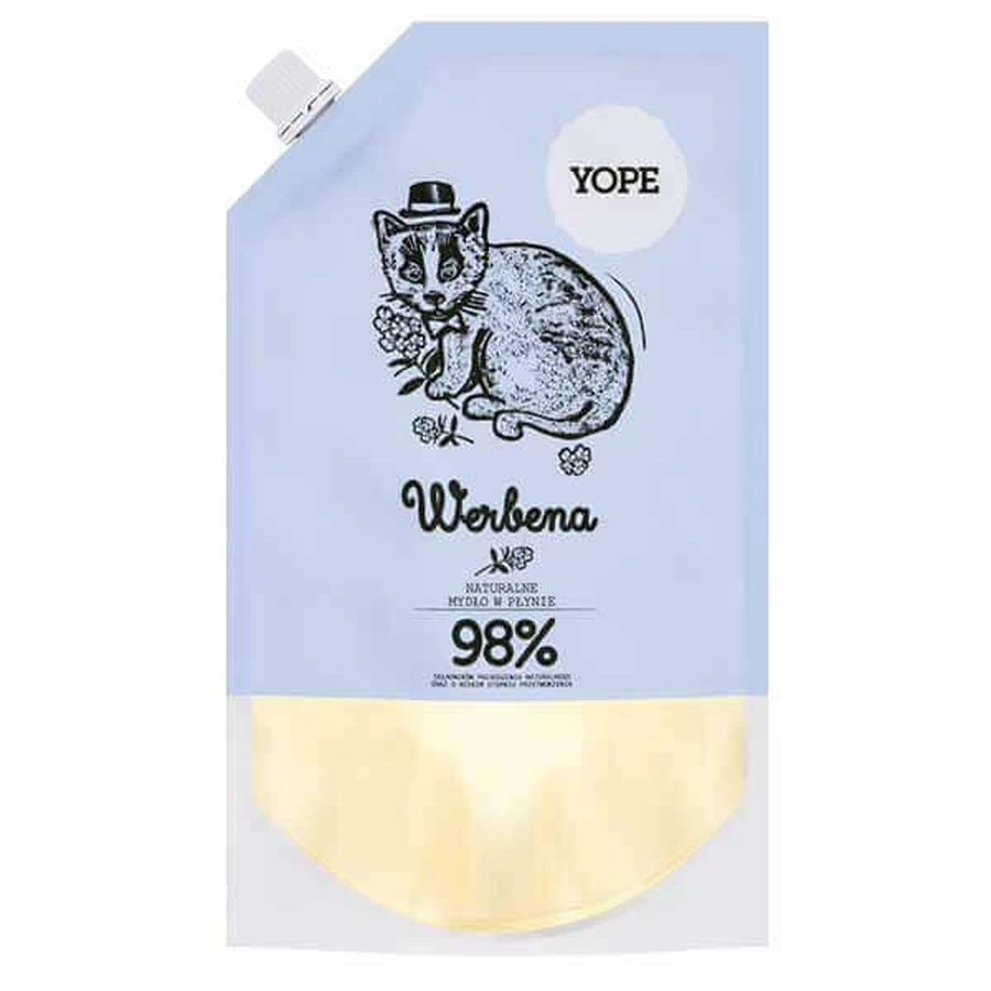 Yope Verbena, натуральне мило для рук, запаси, 500 мл: ціни та характеристики