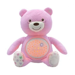 Игрушка-проектор Baby Bear, розовый, от 0 месяцев, 0801510-1, Chicco