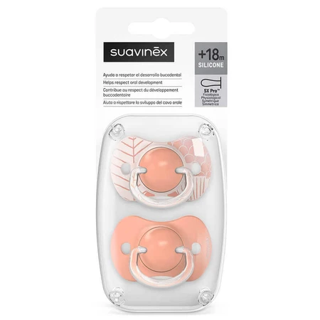 Suavinex Dreams SX Pro, физиологический манекен, силикон, персиковый, с 18 месяцев, 2 штуки: цены и характеристики