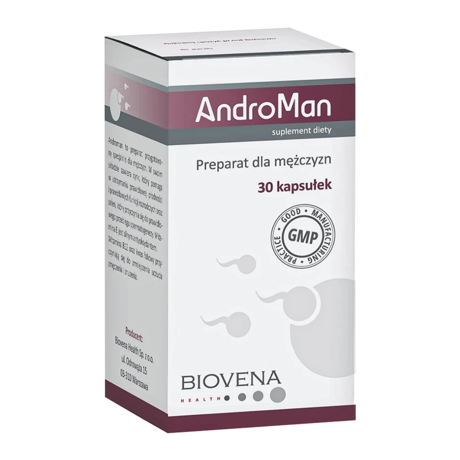 AndroMan, 30 капсул: ціни та характеристики