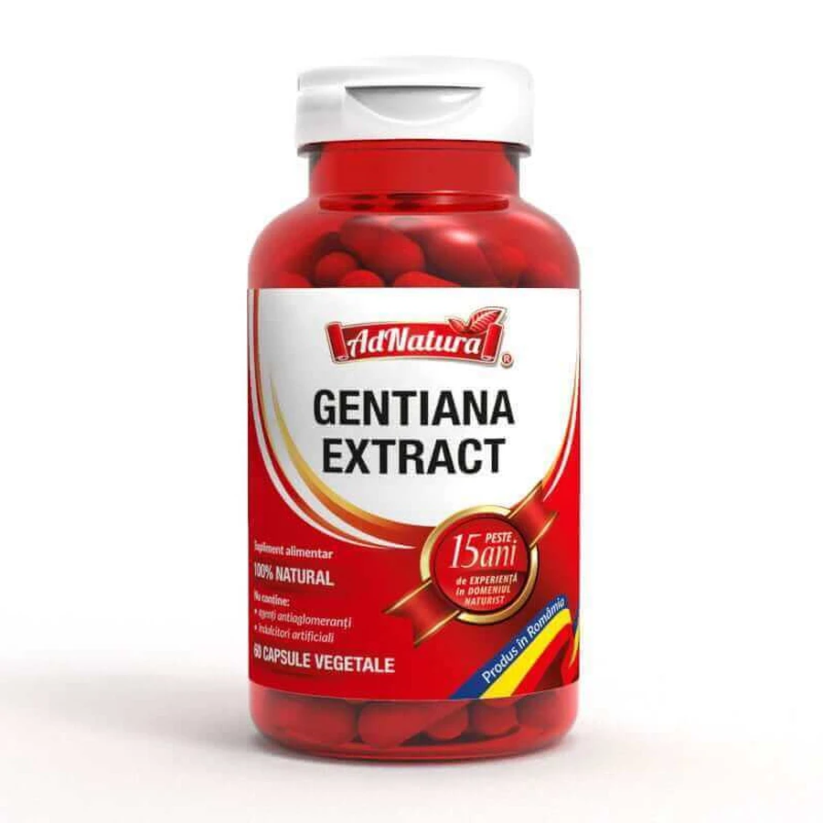 Экстракт Горечавки AdNatura Gentiana Extract, 60 капсул: цены и характеристики