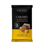 Молочный шоколад с кусочками карамели и морской солью, 300 г, Cachet