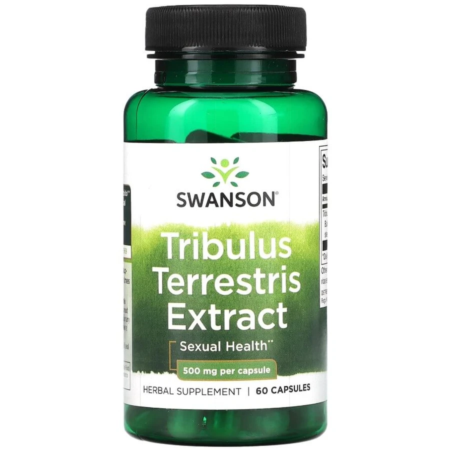 Трибулус террестрис Swanson Full Tribulus Terrestris Extract, 500 мг, 60 капсул: цены и характеристики