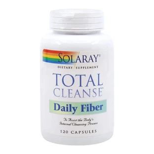 Total Cleanse Daily Fibre Solaray, 120 капсул, Secom