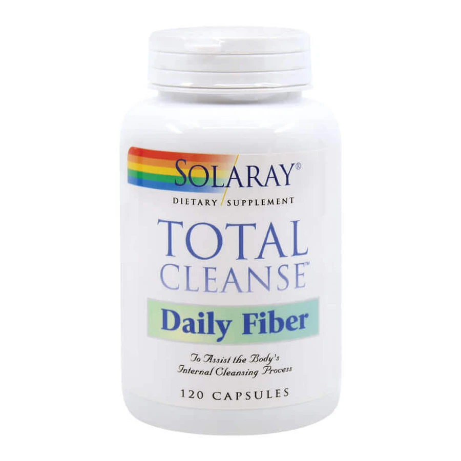 Total Cleanse Daily Fibre Solaray, 120 капсул, Secom: ціни та характеристики