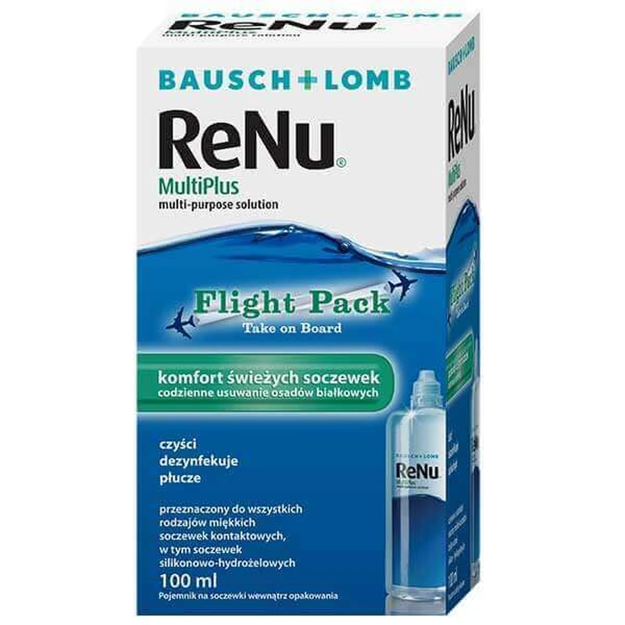 Розчин для лінз ReNu MultiPlus, 100 мл: ціни та характеристики