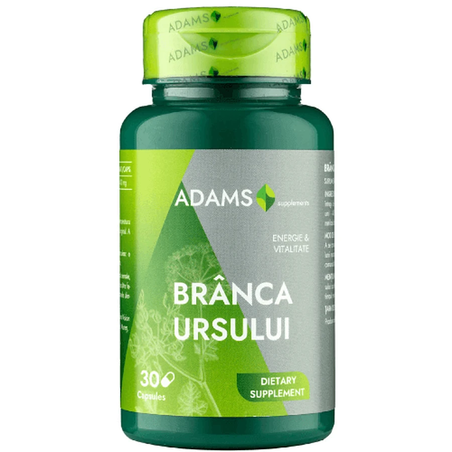 Медвежьи отруби, 400 мг, 30 капсул, Adams Supplements: цены и характеристики