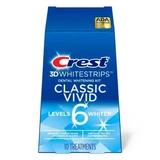 Смужки для відбілювання зубів 3D White Whitestrips Vivid, 20 смужок, Crest