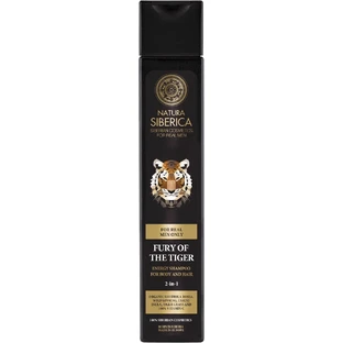 Шампунь-гель для волос и тела Natura Siberica Men Fury of the Tiger 2 в 1, энергетический, 250 мл