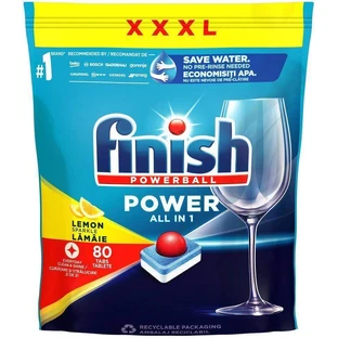 Finish Powerball All in 1 Max Lemon Таблетки для посудомийної машини 80 шт.