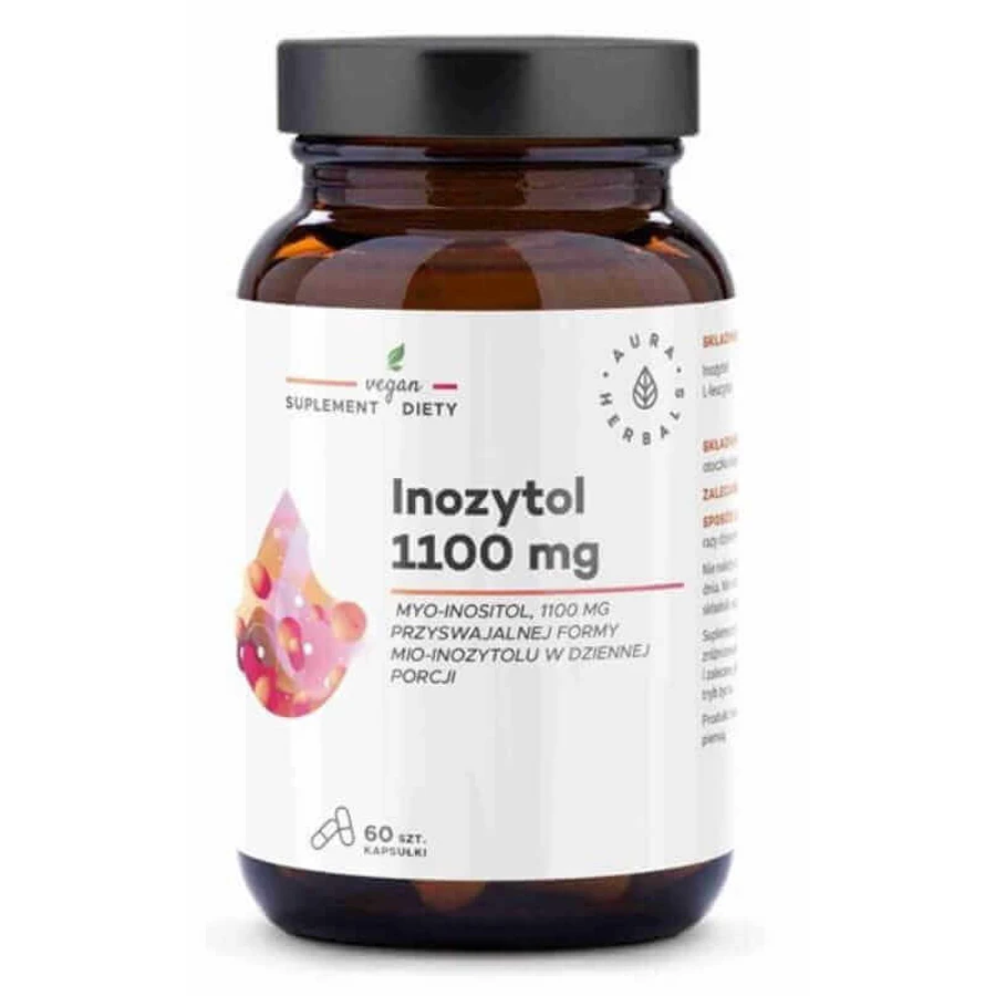 Инозитол 1100 мг Aura Herbals Inositol, 60 капсул : цены и характеристики