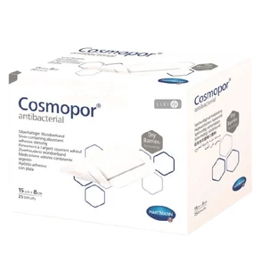 Пластырная повязка Cosmopor Antibacterial с серебром 15х8 см, №25