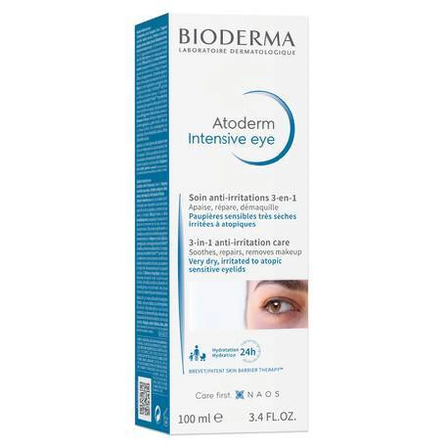 Bioderma Atoderm Intensive Eye Ежедневный уход 3 в 1 для раздраженных век, 100 мл: цены и характеристики