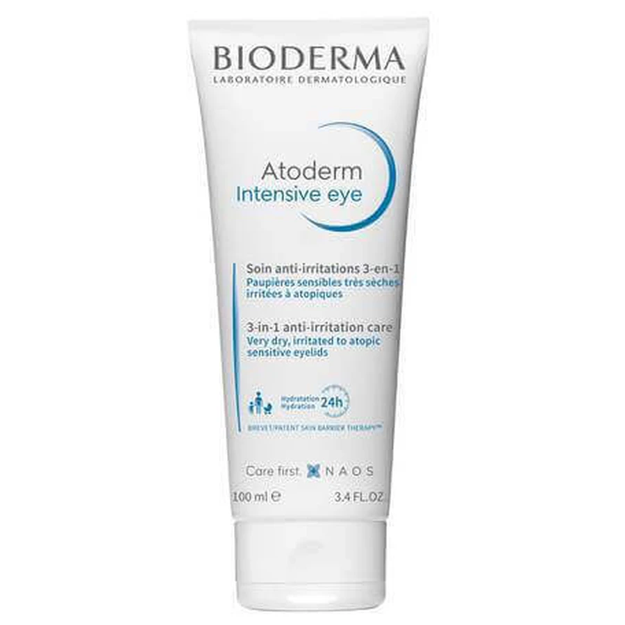 Bioderma Atoderm Intensive Eye Ежедневный уход 3 в 1 для раздраженных век, 100 мл: цены и характеристики