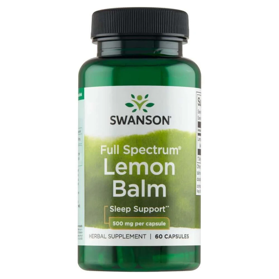 Swanson Full Spectrum Lemon Balm, меліса, 60 капсул: ціни та характеристики