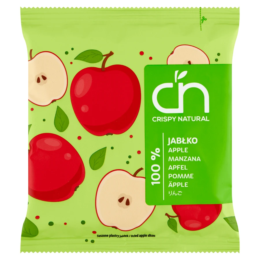 Хрустке яблуко Natural Crunch Apple, сушені яблучні чіпси, 18 г КОРОТКИЙ СРОК ДІЇ: ціни та характеристики