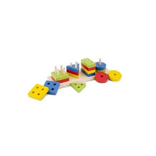 Сортер геометричних фігур та кольорів, +12 місяців, New Classic Toys