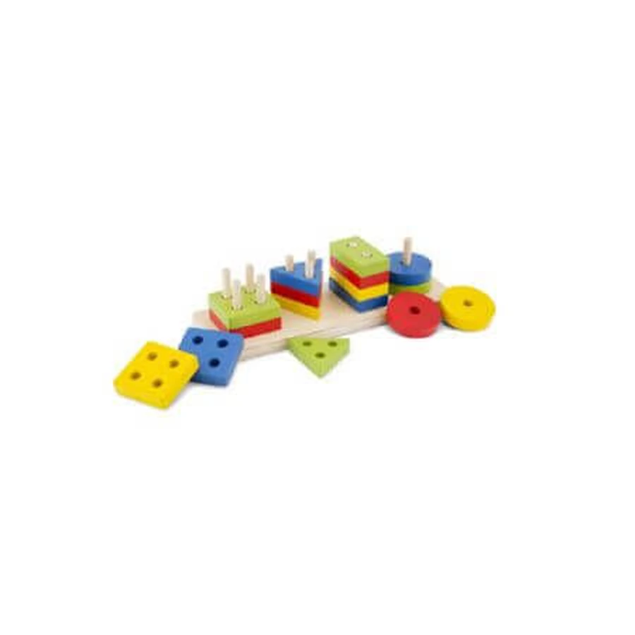 Сортер для геометрических фигур и цветов, +12 месяцев, New Clasic Toys: цены и характеристики