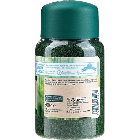 Kneipp Mindful Forest Йод и сосна, кристаллы минеральной соли для ванн, 500 г: цены и характеристики