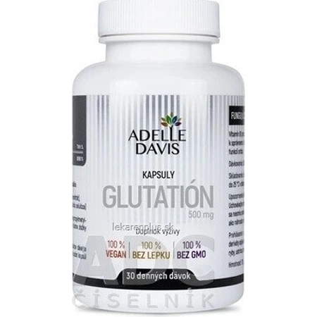 Adelle Davis GLUTATION 1×60 шт, cps (30 добових доз): ціни та характеристики