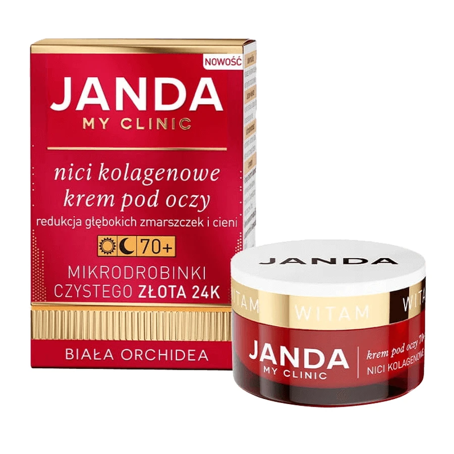 Набор Janda My Clinic Collagen Threads 70+, хороший утренний крем, 50 мл + крем на ночь, 50 мл + крем для век, 15 мл: цены и характеристики