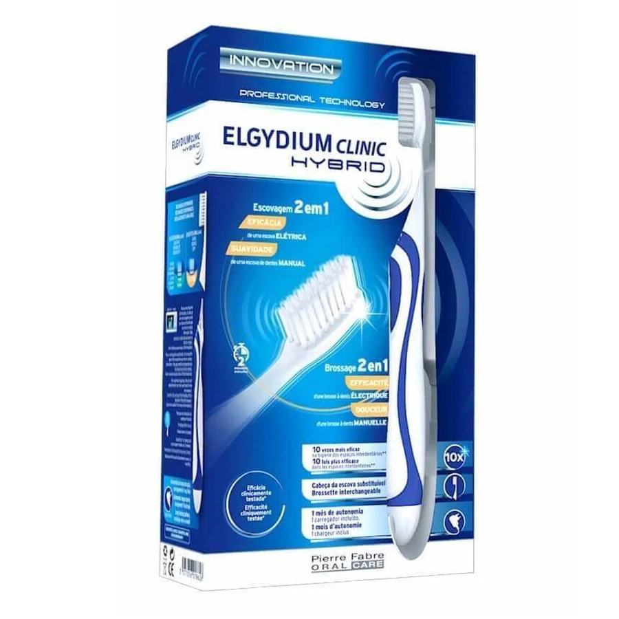 Гібридна зубна щітка 2 в 1, Elgydium: ціни та характеристики