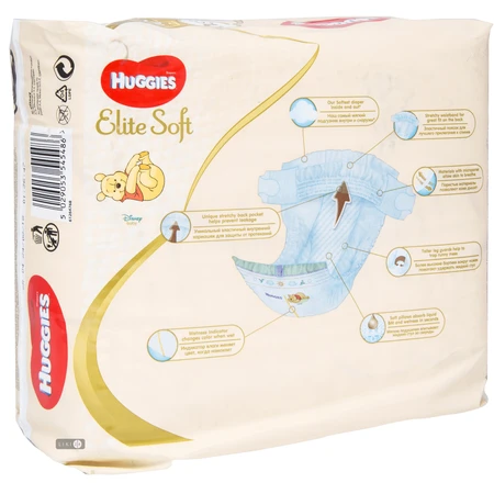 Підгузки Huggies Elite Soft 2 4-6 кг 27 шт: ціни та характеристики