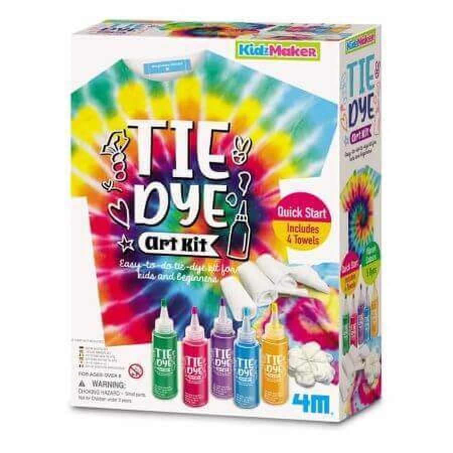 Набір для творчості Kidz Maker Tie Dye Art, + 5 років, 4M: ціни та характеристики