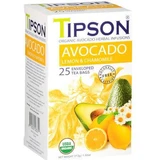 Эко чай с авокадо, лимоном и ромашкой, 25 пакетиков, Tipson
