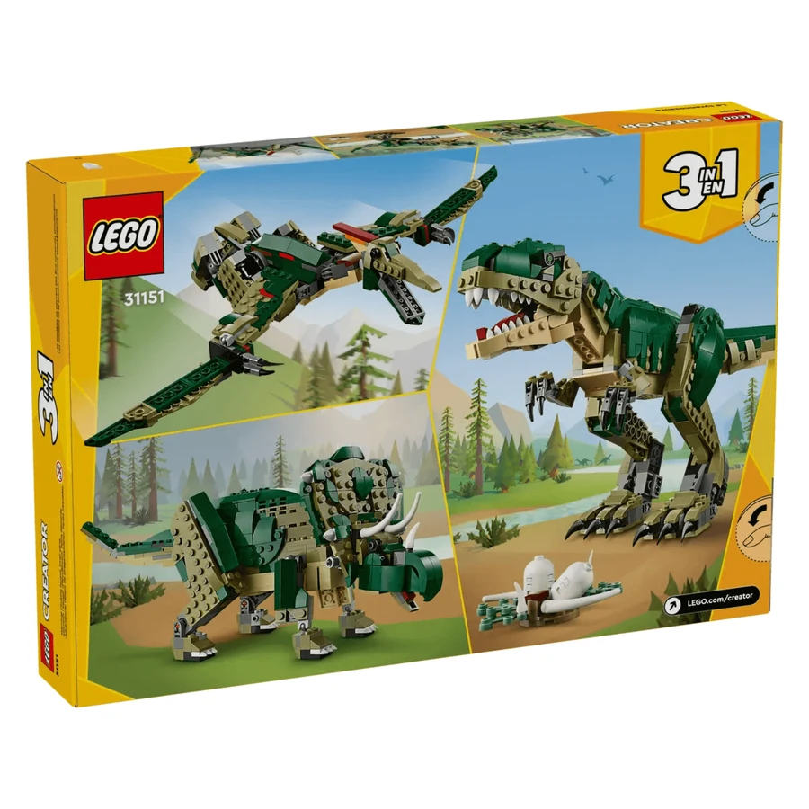 T. Rex, 9+ років, 31151, Lego Creator 3 в 1: ціни та характеристики