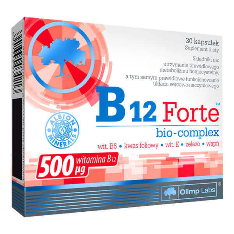 Біокомплекс Olimp B12 Forte, 30 капсул: ціни та характеристики