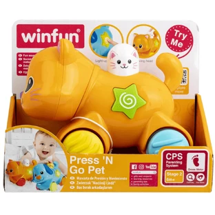 Интерактивный котенок, 6 месяцев+, оранжевый, Winfun