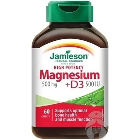 JAMIESON HORIK 500 mg WITH VITAMIN D3 500 IU 1×60 tbl, пищевая добавка: цены и характеристики
