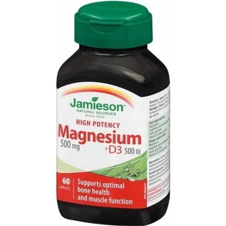 JAMIESON HORIK 500 mg WITH VITAMIN D3 500 IU 1×60 tbl, пищевая добавка: цены и характеристики
