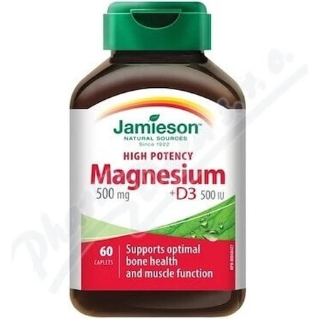 JAMIESON HORIK 500 mg WITH VITAMIN D3 500 IU 1×60 tbl, пищевая добавка: цены и характеристики