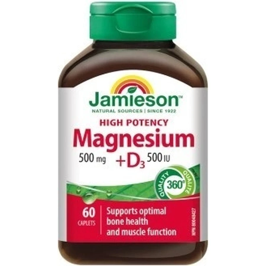 JAMIESON HORIK 500 mg WITH VITAMIN D3 500 IU 1×60 tbl, пищевая добавка: цены и характеристики