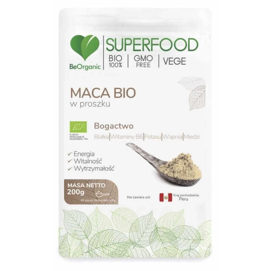 BeOrganic Maca BIO порошок 200г: ціни та характеристики