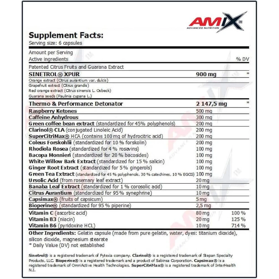 Amix Detonatrol 90 капсул: цены и характеристики