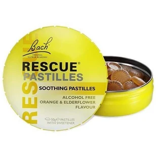 Flower Remedy Original Bach Rescue Remedy пастилки зі смаком апельсину, 50 г