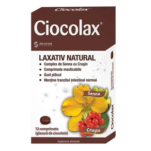 Ciocolax натуральне проносне, 12 таблеток
