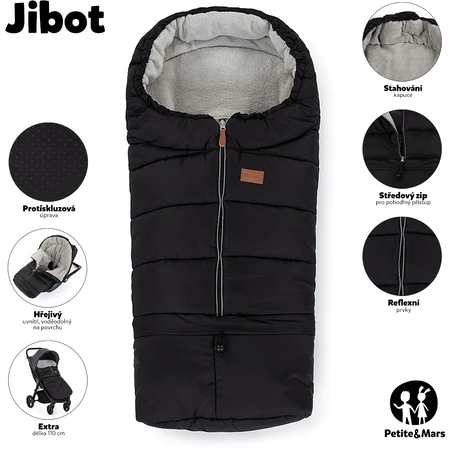 Petite&Mars Jibot Adjustable 3in1 Fusak Black: цены и характеристики