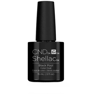 Напівстійкий лак для нігтів CND Shellac Shellac Jumbo Black Pool 15мл
