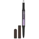 Двосторонній олівець для брів Maybelline Express Brow Satin Двосторонній олівець для брів 05 Black Brown, 0,71 г