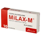 Мілакс-М Miralex Milax-M 1500 mg, гліцеринові супозиторії для дітей, 10 шт.