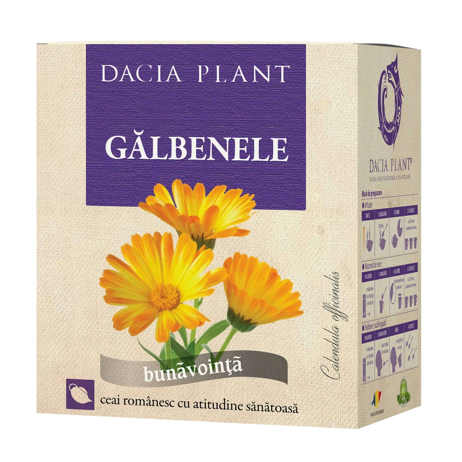 Фіточай Dacia Plant Galbenele, 50 г: цены и характеристики