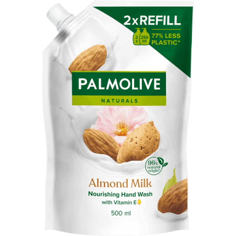 Palmolive, жидкое мыло, миндальное молочко, бульон, 500 мл: цены и характеристики