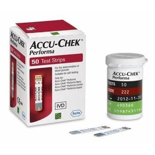 Тест полоски для глюкометров Roche Accu-Chek Performa, 50 штук
