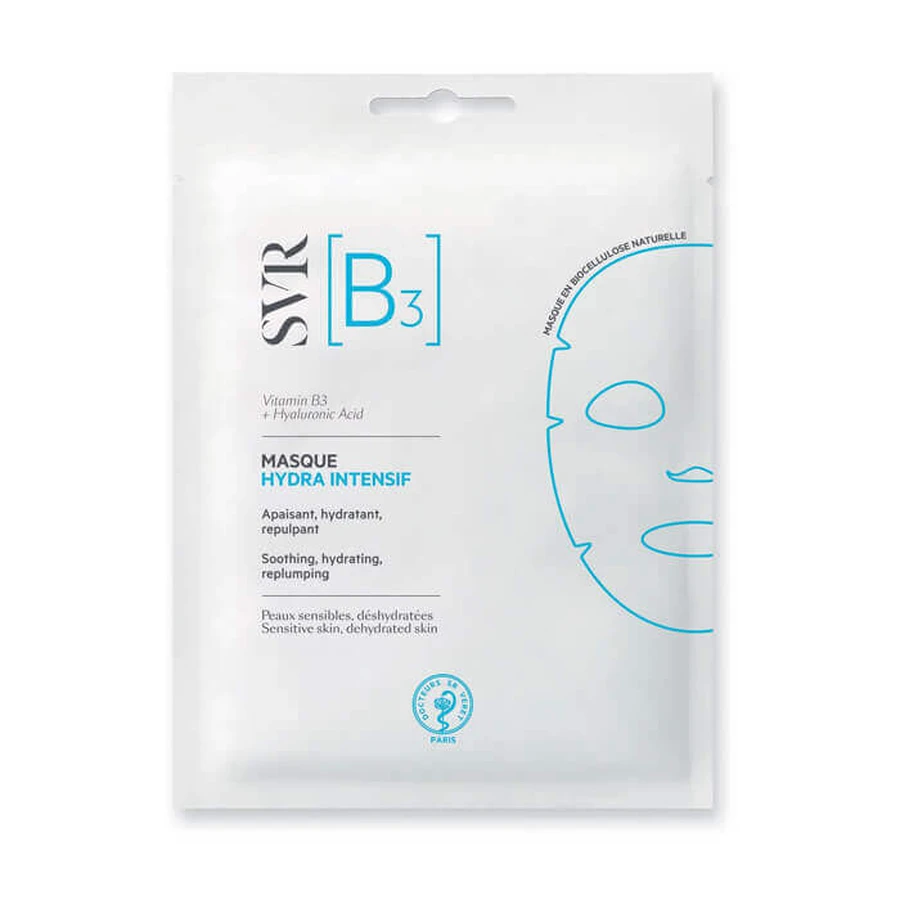 Маска для обличчя SVR Hydra-Intensive Mask з вітаміном B3 + гіалуроновою кислотою, 12 мл: ціни та характеристики