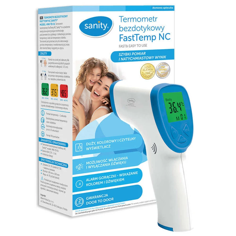 Sanity FastTemp NC HNK-TB-01, бесконтактный термометр: цены и характеристики